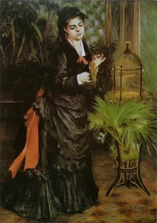 Die Frau mit dem Sittich